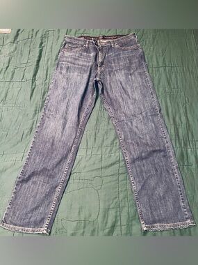 2 Pairs Wrangler Men's Blue Straight Jeans